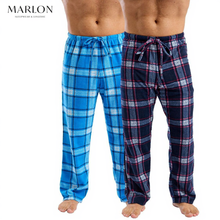 تحميل الصورة إلى عارض المعرض، Marlon Men's 2pk Cromer Cosy Fleece Pyjama Pants