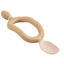 Carica l'immagine nel visualizzatore di Gallery, Bibado Dippit Baby Spoon Fawn 2-Pack: Self-Feeding Utensil for Babies