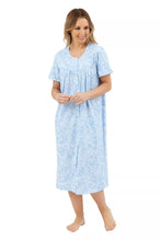 Load image into Gallery viewer, Ladies 100% Jersey Cotton Linear Pastel Floral 45" Short Sleeve 8 Pack