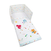 Charger l'image dans la galerie, Silver Cloud Sleepy Forest Friends Crib Set