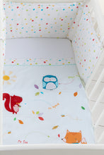 Charger l'image dans la galerie, Silver Cloud Sleepy Forest Friends Crib Set