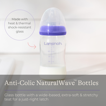 Carica l'immagine nel visualizzatore di Gallery, Lansinoh Glass Feeding Bottle Plastic
