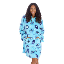 Charger l'image dans la galerie, Adults Plush Evil Eye Design Oversized Huggable Hoodie