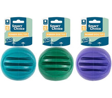 تحميل الصورة إلى عارض المعرض، 12 Pack Rubber Ball Treat-Dispensing Dog Toy 7cm Assorted Colours