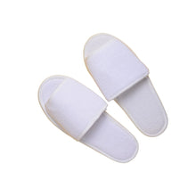 Charger l'image dans la galerie, 10 Pack Towelling Foam Padded Hotel Slippers