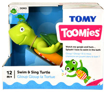 Carica l'immagine nel visualizzatore di Gallery, Tomy Bath Toy Swim and Sing Turtle