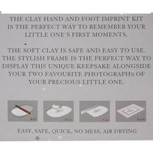 Carica l'immagine nel visualizzatore di Gallery, Bambino White Photo Frame & Clay Print