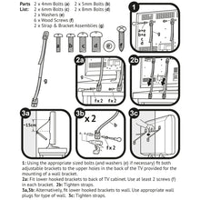 Lade das Bild in den Galerie-Viewer, Clippasafe Home Safety Anti-Tip TV Straps