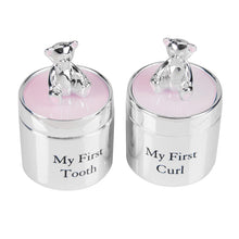 Carica l'immagine nel visualizzatore di Gallery, Bambino Silverplated First Tooth & Curl Set Pink