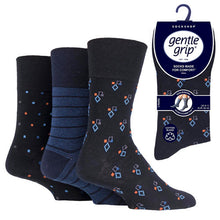 Afbeelding in Gallery-weergave laden, 12 Pairs Mens Gentle Grip Cotton Socks Cubic Control