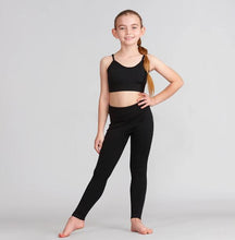 Carica l'immagine nel visualizzatore di Gallery, Ladies & Girls Pull On Activewear Black Bra Top