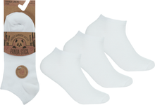 تحميل الصورة إلى عارض المعرض، Panda Stick 12 Pairs Ladies Bamboo Blend Comfort Trainer Liner Sock White