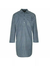 Load image into Gallery viewer, Champion Harrow Brushed Cotton Men's Nightshirt Stripe Print