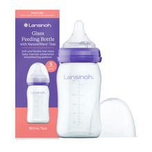 Carica l'immagine nel visualizzatore di Gallery, Lansinoh Glass Feeding Bottle Plastic