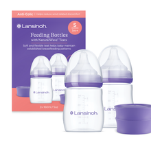 تحميل الصورة إلى عارض المعرض، Lansinoh Feeding Bottle 160ml Plastic