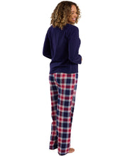 Charger l'image dans la galerie, 5 Pack Ladies Long Sleeve Checked 100% Jersey Cotton Pyjamas