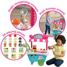 Load image into Gallery viewer, LeapFrog Interactive Musical Ice Cream Cart Toy with Educational Play Features