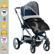 تحميل الصورة إلى عارض المعرض، The BlinkyWarm™ 5-in-1 Buggy Footmuff Raincover Black