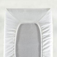 Load image into Gallery viewer, DK Fitted Moses Basket Sheet White 73 x 30cm