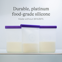 تحميل الصورة إلى عارض المعرض، Lansinoh Silicone Milk Storage Bags Pack of 5