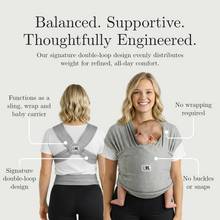 تحميل الصورة إلى عارض المعرض، Baby K'tan Original Baby Carrier Grey XS