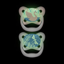 تحميل الصورة إلى عارض المعرض، Dr Brown's PreVent Glow in the Dark Butterfly Soother Stage 1 Twin Pack