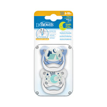Lade das Bild in den Galerie-Viewer, Dr. Brown’s PreVent Glow in the Dark Butterfly Soother Stage 2 Twin Pack