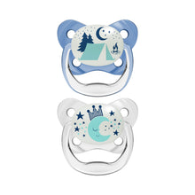 Lade das Bild in den Galerie-Viewer, Dr. Brown’s PreVent Glow in the Dark Butterfly Soother Stage 2 Twin Pack