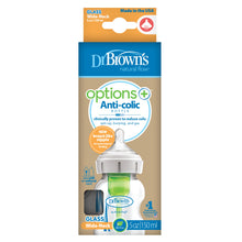 تحميل الصورة إلى عارض المعرض، Dr Brown’s Options+ Anti-Colic Glass Bottle Single Pack