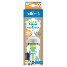 تحميل الصورة إلى عارض المعرض، Dr Brown’s Options+ Anti-Colic Glass Bottle Single Pack