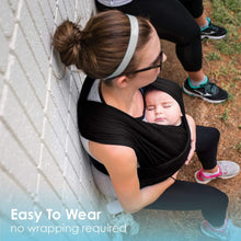 تحميل الصورة إلى عارض المعرض، Baby K'tan Slings Baby K’tan Breeze Baby Carrier - Black