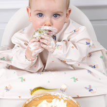 Carica l'immagine nel visualizzatore di Gallery, Bibado Coverall Weaning Bib: George Pig Print, Waterproof, Long Sleeve Design
