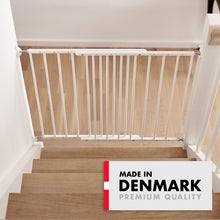 Load image into Gallery viewer, BabyDan Liva Wall Mounted Safety Gate 62.5 - 106.8cm White