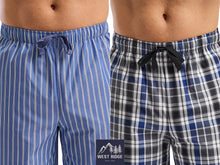 Carica l'immagine nel visualizzatore di Gallery, Mens Jersey Relaxed T-Shirt & Woven Pants Pyjama Set