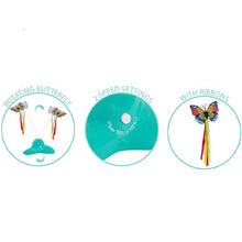 تحميل الصورة إلى عارض المعرض، Smart Choice Fluttering Rotating Butterfly Cat Toy Assorted Colours