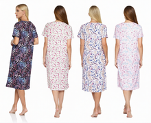 تحميل الصورة إلى عارض المعرض، 6 Pack Ladies Berried Treasure Short Sleeve Nightdress
