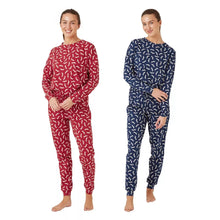 Carica l'immagine nel visualizzatore di Gallery, Ladies 100% Jersey Cotton Sausage Dog Print Pyjamas

