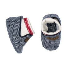Charger l'image dans la galerie, Juddlies Organic Cottage Slippers 0-4 months
