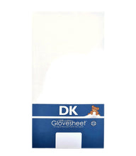 Load image into Gallery viewer, DK Fitted Large Travel Cot Sheet White 105 x 75cm
