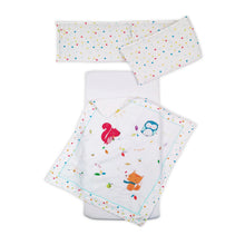 Lade das Bild in den Galerie-Viewer, Silver Cloud Sleepy Forest Friends Crib Set
