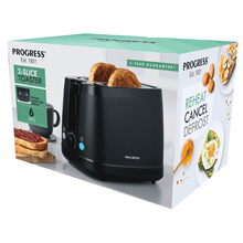 Lade das Bild in den Galerie-Viewer, Progress 2 Slice Toaster Black
