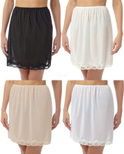 Lade das Bild in den Galerie-Viewer, 3 Pack Marlon 18" Cling Resist Waist Half Slip
