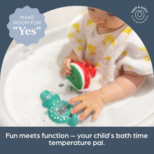 Load image into Gallery viewer, Dreambaby Digital Room &amp; Bath Thermometer Crocodile
