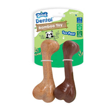 تحميل الصورة إلى عارض المعرض، 12 Pack Dental Bamboo Bone Dog Toy 15.5cm 2 Pack
