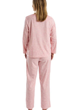 تحميل الصورة إلى عارض المعرض، Ladies Delicate Floral Long Sleeve Fleece Pyjama
