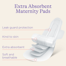 Load image into Gallery viewer, Lansinoh Extra Absorbent Maternity Pads: 0-2 weeks post-birth 10 Pack
