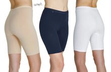 Carica l'immagine nel visualizzatore di Gallery, Ladies 2pk High Waisted Anti-Chafing Long Short Briefs
