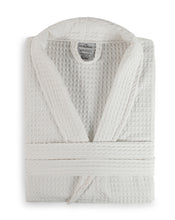 Load image into Gallery viewer, 10 Pack Lightweight 100% Cotton Waffle Shawl Collar Dressing Gown
