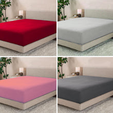 Load image into Gallery viewer, 12 Sheets Supersoft Flannelette Feel Warm Cosy Fitted Sheet King
