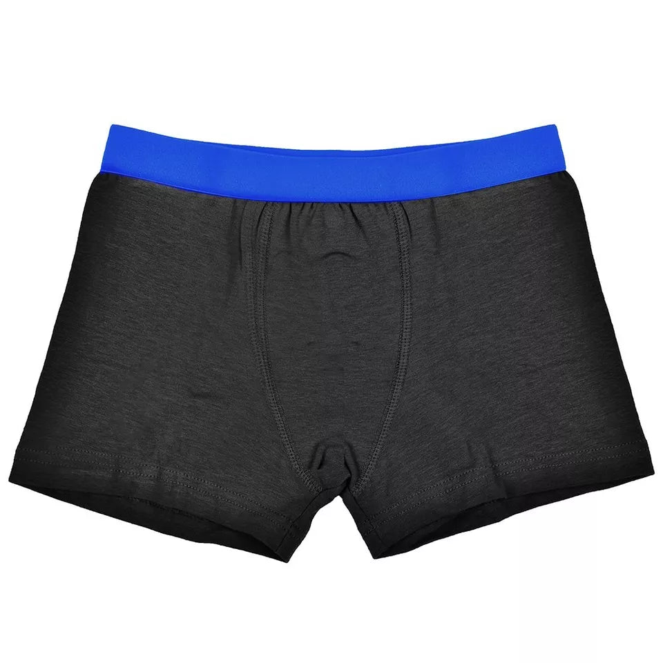 3 Pack Boys Coloured Waistband Trunks Tom Frank